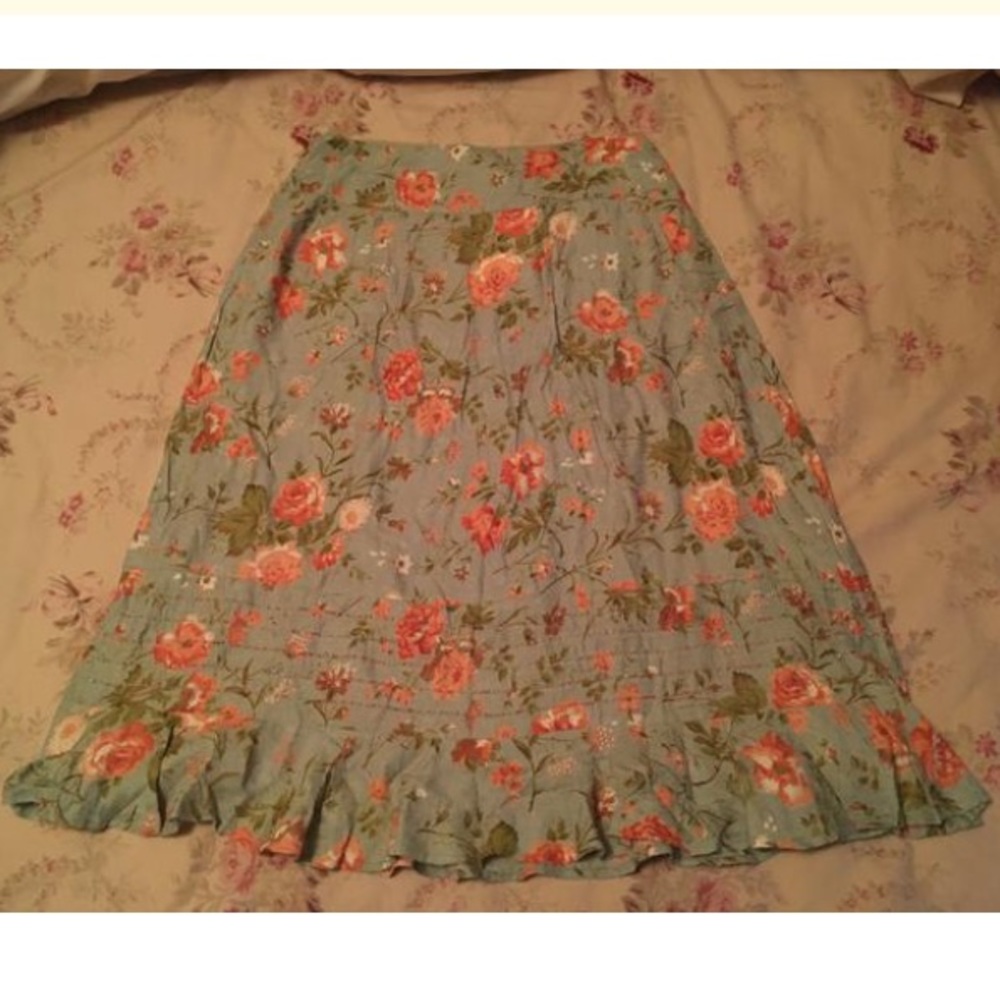 🏆Host Pick🏆April Cornell Floral Skirt - Picture 9 of 9